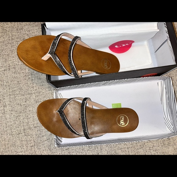 EXE Ibiza embellished sandal flip flops - Picture 3 of 7